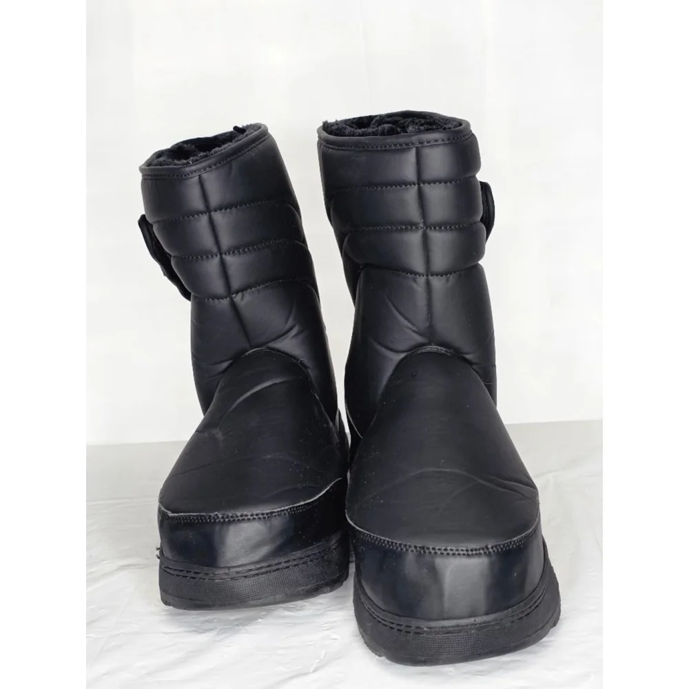 Khombu Black Wanderer Snow Boots Men’s Size 12